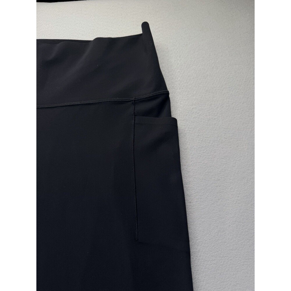 Athleta Salutation Stash Flare Pant XL Black Yoga Leggings Pockets Stretch - Picture 8 of 14